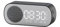 Hsthe Sea Reloj Despertador Digital Radio portátil Reloj Despertador con Altavoz BT Pantalla LED Grande Radio Reloj matutino para Dormitorio Oficina