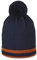 Sterntaler Unisex Kinder Mütze Baby Bommelstrickmütze Rand, marine, 51