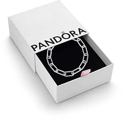 PANDORA ME Link Chain Bracelet, Sterling Silver, Size 17.5, Gift Box