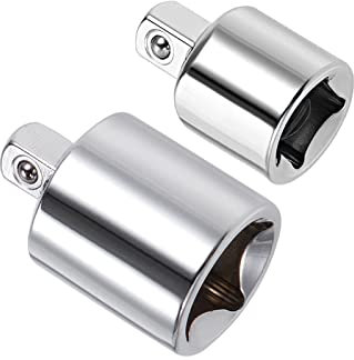 QUARKZMAN 5 Stück Buchse auf Stecker Cr-V Stahl 1/2(W) bis 1/4(M) 3/8(W) bis 1/4(M)