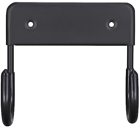 YIPUETERNITY Ironing Board Hanger, Black Ironing Boards Wall Mounted Holder, Iron Board Hook for Y-Leg or T-Leg Ironing Board, Ironing Board Storage Wall Bracket for Hanging