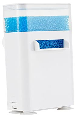 Sharplace Aquarium éponge Filtre Eau Propre Pompe Filtration Basse Eau pour amphibien Reptile Tortue Filtre système de Filtration pour Accessoires d'aquarium, Doub 2,5 W