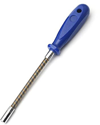 Cacciavite a chiave a bussola, antiscivolo, morsetto flessibile, cacciavite, chiave inglese da 7 mm, punta a molla, cacciavite flessibile