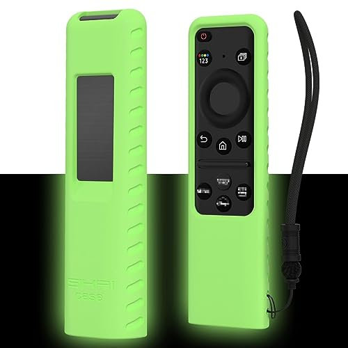 SIKAI CASE Funda Mando Samsung Smart TV 2023 TM2360E Samsung BN59-01432A BN59-01439A BN59-01432J Series Control Remoto,para Samsung Neo QLED OLED TV TM2361E SolarCell Remote Case, Verde neón