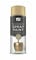 AlezyB - 3 x Metallic Champagne Gold Spray Paint 400ml - 151 Aerosol Spray for Metal and Wooden Furniture, Ornaments for Multi-Purpose Use and Decorative Items and Much More for Interior & Exterior
