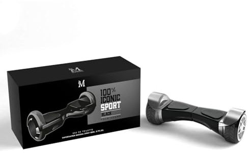 MONTAGE-Profumo Uomo Eau de TOILETTE 100% ICON SPORT BLACK POUR HOMME Flacone da 80ML