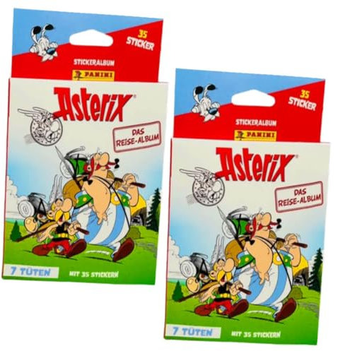 Panini Asterix Sticker - Reisealbum Sammelsticker (2023) - 2 Blister