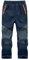 Zzkouine Pantaloni Sci Bambino Pantaloni Trekking Softshell da Neve, Impermeabili e Anti Vento Pantalone Bambini con Fodera in Pile, Blu Scuro/Grigio 152-158