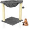 COZY PET Cat Tree Scratcher Activity Centre Scratching Post with Heavy Duty Sisal Cat Trees in Dark Grey CT12-Dark Grey. Multi Level