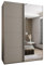 MEBLE KRYSPOL LUX 3 Eleganter 2-türiger Schwebetürenschrank mit Spiegel an der Tür - Leise schließend - HETTICH Topline L System - 245,5x180x64cm - Kaschmir, Kaschmir, Silber