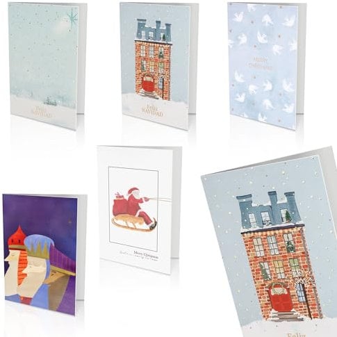 Unicef Packung mit 10 Weihnachtskarten, Art-Kollektion 18