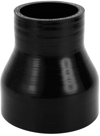 X AUTOHAUX 57 mm à 89 mm/2,24-3,5 ID 3,94 Longueur 0° Tuyau de raccord droit en silicone renforcé à 4 plis de 5 mm d'épaisseur Tuyau de raccord réducteur droit en silicone Turbo Intercooler