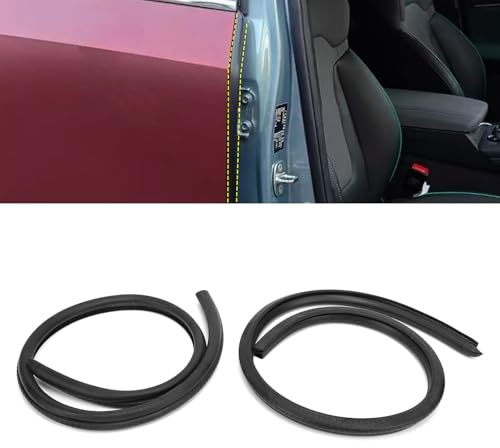 B Pillar Soundproof Sealling Strips Compatible with Tesla Model Y 2019-2024 2025 Accessories Seal Kit Soundproof EPDM Rubber Weather Draft Strip Wind Noise Reduction Sound Proofing Kits B-Pillar 2PCS