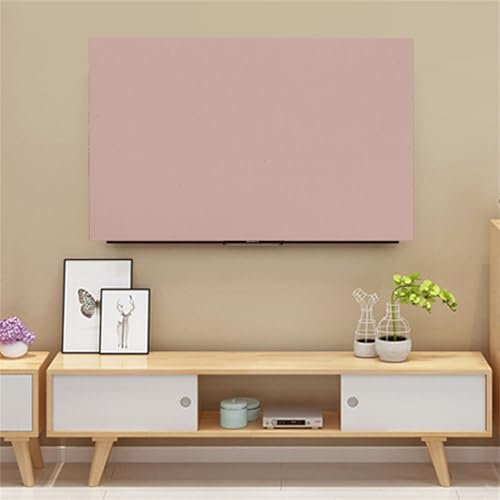 Hixingo Cubierta Antipolvo TV, Color Sólido Cubierta Television Funda para Televisor Universal Elástico Cubierta de TV Protector TV Protector de Televisión para Decorativo (75inch,Rosa Oscuro)