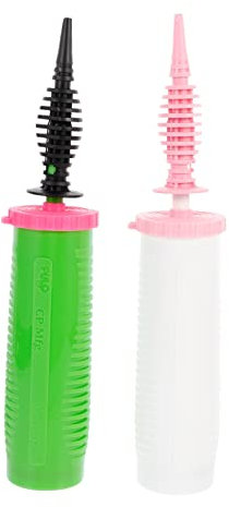 Zerodeko 2stücke Luftpumpe Für Luftballons Vielseitiger Ballon-inflator Zweiwege-ballonpumpe Tragbare Handpumpe Aus Kunststoff Geeignet Für Latexballons Und Andere Aufblasbare Produkte