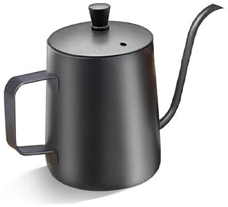 Schmale Spouts Kesseln Leicht Zu Verwenden Töpfe Zum Brauen Von Kaffee Und Milch 304 Edelstahlstahlkaffeemaschine Mit Deckel