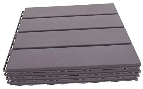 HOLIDYOYO 4Pezzi Piastrelle per Esterni Ad da Alta Densità Resistente Sole