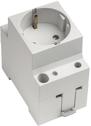 Solera® 99 DIN‑rail Modular Socket, 2P+E, 16 A, 250 V AC, 2.5M • 1 unit