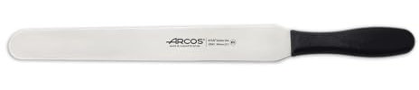Arcos Espátula de Cocina Profesional - Hoja de Acero Inoxidable Nitrum 300 mm - Mango Ergonómico Polipropileno Negro - Durabilidad y Corte Preciso - Serie 2900