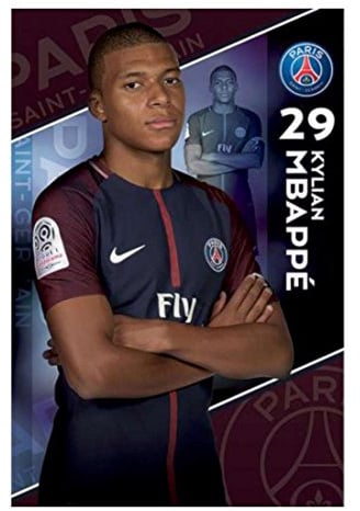 PSG 'Mbappe 17/18' Maxi Poster,61 x 91.5 cm