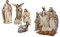 Loberon Figur 9er Set Liré, handbemalte Figuren, Weihnachtsgeschichte, Weihnachtsfiguren, Weihnachtsdekoration, Weihnachten, Polyresin, Creme