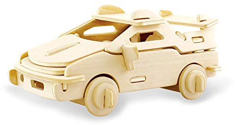 Georgie Porgy 3D Holz Puzzle Tier Bausteine für Kinder Puzzle pädagogisches Spielzeug Geschenk (JP235 Autos)