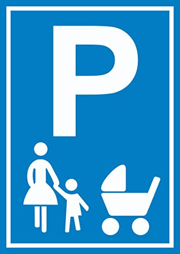 HB-Druck Mutter und Kind Parkplatz Schild Familien Parkplatz A5 (148x210mm)