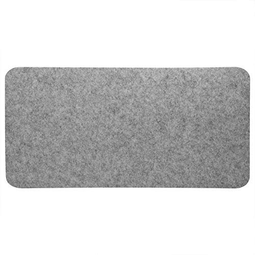 Diyeeni Mauspad Faltbare Filze Tisch Mauspad Schreibtisch Laptop Matte Staubdicht, antistatisch und Kratzfest Wärmeisolierung Gute Isolierung(hellgrau)