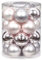 Magic Weihnachtskugeln Glas 6cm, 20 STK. Christbaumkugeln, Farbe: Soft Simplicity (zartrosa grau)
