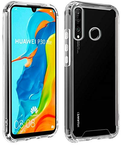Movilshop Funda Premium Antigolpe [Huawei P30 Lite] Silicona Reforzada Transparente Carcasa Case Cover Clear de Gel TPU para Smartphone