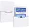 Pyatofyy 2 Pack Magnetic File Holder - Paper Holder, Pocket Organizer,Hanging Wall File Organizer Office Supplies Storage, Magazine Mail Organizer Case for ,Planners,Letter, white