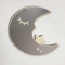 TROYSINC Kreativ Wandspiegel,Acryl Spiegel,Cute Cartoon Stil,Kinderzimmer Dekoration Spiegel,Kinderzimmer Home Decor (Mond)