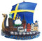 Kühlschrankmagnet, 3D-Piratenschiff, Stockholm, Schweden, Souvenir, Geschenk, Kühlschrankmagnet, Magnetaufkleber, Kollektion