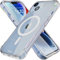 REBEL Phone Clear Case für iPhone 14 [Crystal Series Gen-4] Starke MagSafe Kompatibel, Anti-Kratzer, Vergilbungsfrei, Schutz, Metalltasten, 6.1 Zoll 2023 Cover 13 & 1 4 (Clean) AR)