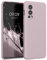 kwmobile Hülle kompatibel mit OnePlus Nord 2 5G Hülle - Silikon Handy Case - Handyhülle weiche Oberfläche - kabelloses Laden - Nude Lilac