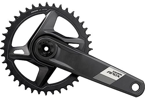 Sram Unisex – Erwachsene Apex Kurbelgarnitur, Schwarz, 160mm