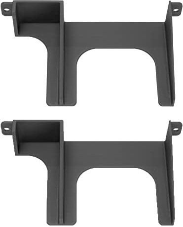 2pcs 2.5in Hard Drive Bracket HDD SSD 3D Printed Bracket for PS2 SCPH 30000 SCPH 50000 Console (Black)
