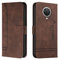 Lihondar Kompatibel mit Nokia G10/G20/G30 Hülle, Handyhülle Nokia G10/G20/G30, Premium Leder Klappbar Schutzhülle Tasche Wallet mit Brieftasche Cover Flip Case Klapphülle für Nokia G10/G20/G30 (Braun)