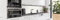 WALLando - Protector antisalpicaduras para pared de cocina PVC - Revestimiento de pared de paneles de plástico para la cocina - Placa de PVC - Blanco (60 x 60 cm)