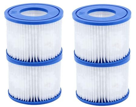 ysrpoud Filterkartusche für Pool,für Pool Filter Ersatz Filter,für Kartusche für Whirlpool Filter (4 pcs)