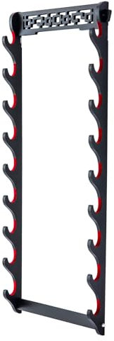 FOXSMZZ Schwert Halter Wandhalterung Samurai Schwert Stand Display Katana Wakizashi Tanto Wandaufhänger Schwert Rack Fünf Schicht (9-Tier)