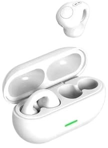 YYGGWL Auriculares Deportivos Auriculares T75 De Conducción Ósea con Bluetooth 5.3 Deportivos Sonido De Alta Fidelidad Resistentes Al Agua TWS Auriculares Oreja Abierta(Black)