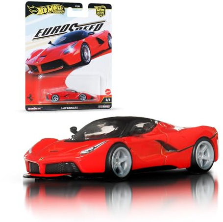 Hot Wheels Car Culture Fahrzeug, Premium Die-Cast Spielzeugauto oder Spielzeugtruck im Maßstab 1:64 mit Real-Riders-Reifen, Metall/Metall-Karosserie und -Fahrgestell (Stile können abweichen), JBK55
