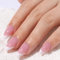 French Press 24 Pcs Short Square False Nails - Gothic Nude Pink White - Full Cover Acrylic Stick On Reusable French Tips For Women Nail Art
