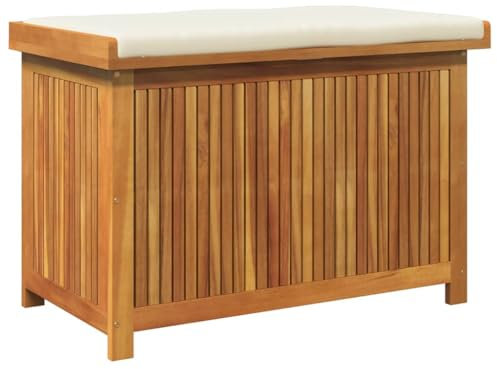 vidaXL Outdoor-Kissenbox 90x50x60,5 cm Massivholz Akazie