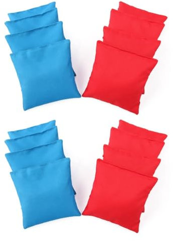 Rfeeuubft 16 Stück Mini-Bällchen-Set 16 Stück Kinder-Bällchen-Spielzeug Cornhole-Bällchen-Wurfspiel-Bällchen für Draußen mit Füllung