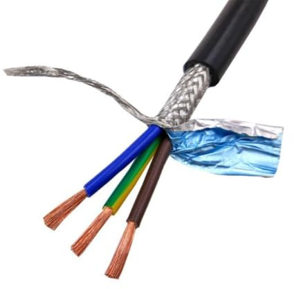 LVSELINGI Multi-core shielded cable RVVP20AWG 0.5mm 2-core to 24-core anti-interference control line inverter signal line(7 cores 5 meters)
