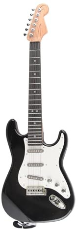 SPYMINNPOO Gitarrenspielzeug für Kinder – Multifunktionale E-Gitarre für Jungen und Mädchen, Echtes Erlebnis, Leicht und Tragbar, Sicheres Material (Black)