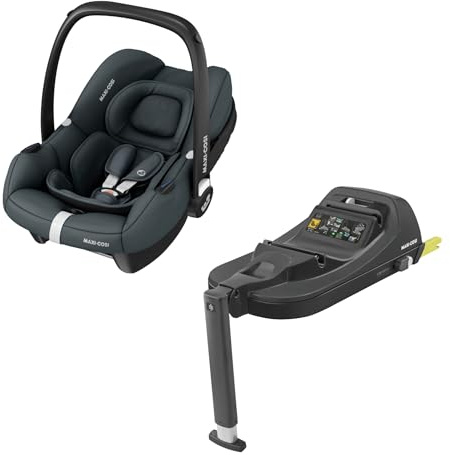 Maxi-Cosi CabrioFix I-Size Autositz Inkl. Basisstation, 0-12 kg, Graphite