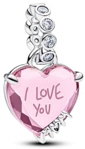 PANDORA I Love You Mom Dangle Charm 794464C01 Charm Anhänger